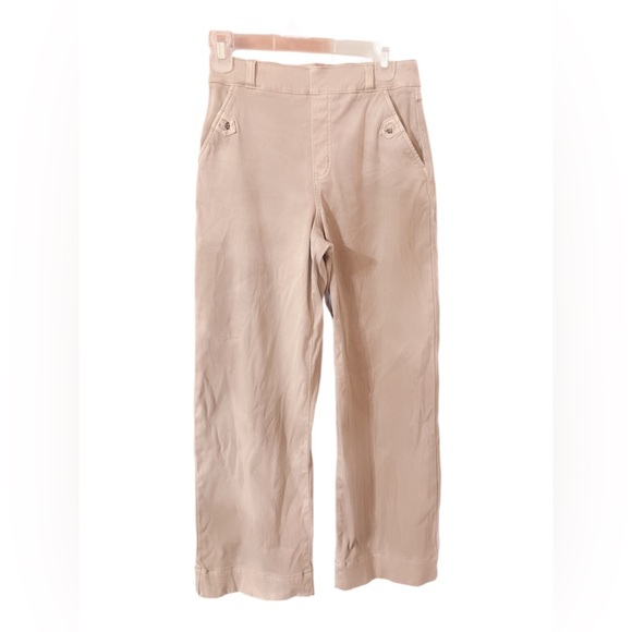 SPANX Twill Cropped Wide Leg Pant, Size S - Picture 2 of 9